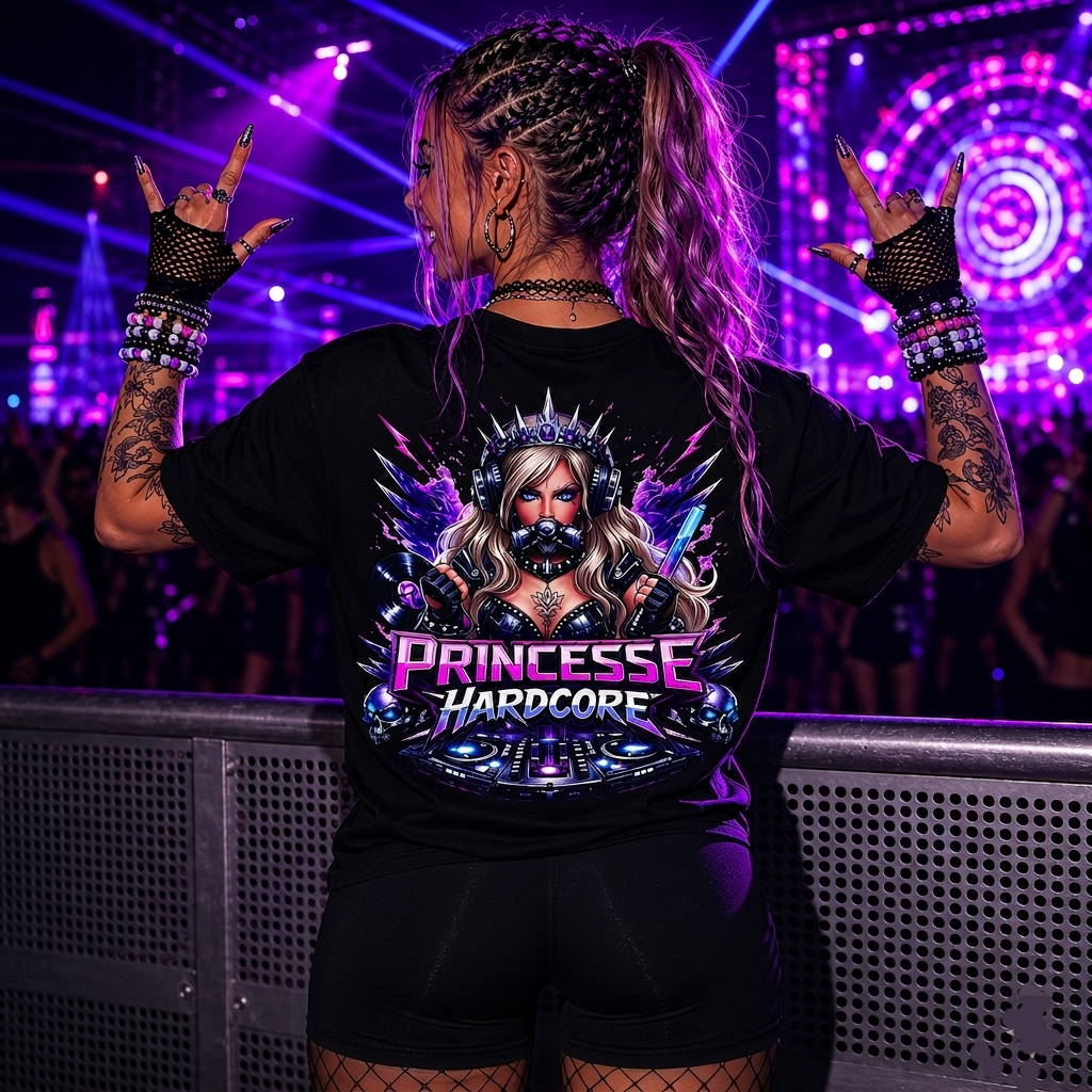 T-shirt Princesse Hardcore 👑